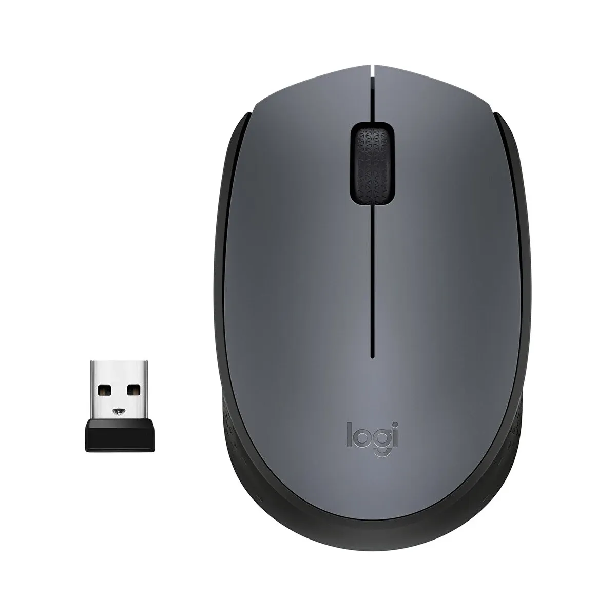 logitech M170 USB Alıcılı Kablosuz Kompakt Mouse, Gri 910-004642